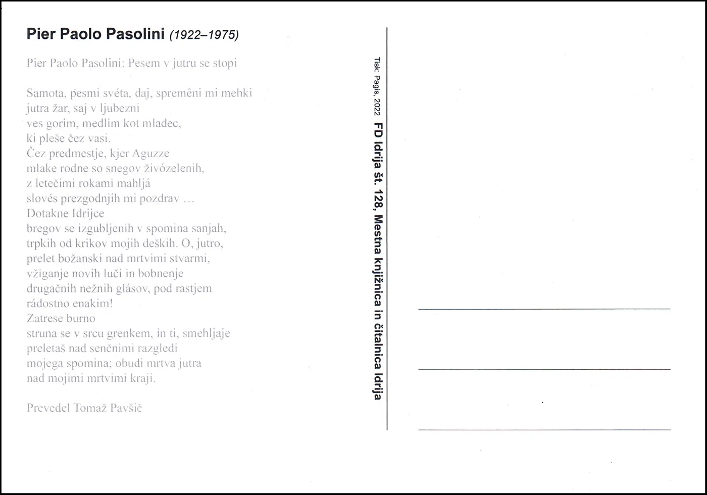 100 LET ROJSTVA P. P. PASOLINIJA